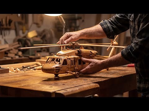 Inside the Build of a Black Hawk Helicopter Model | Full Assembly