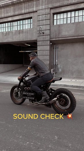 BMW K100 Cafe Racer Sound Check