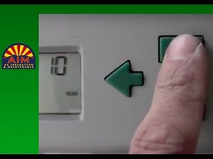 How to change date and time on Hunter controller