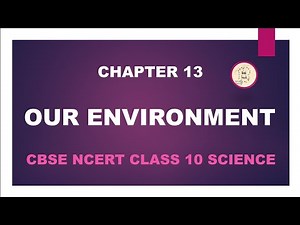 Our Environment | Chapter 13 | Class 10 | Science | in Tamil | CBSE NCERT
