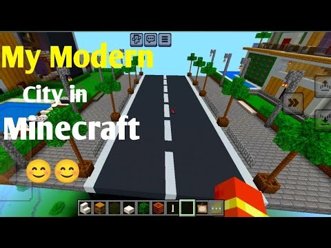 My Modern city in Minecraft 🌿🌸#minecraft #minecraft house