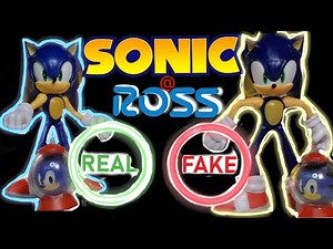 Real or Fake Ross Toys?!! Sonic the Hedgehog figures Comparison