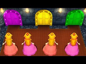 Mario Party 9 All Lucky Minigames - Peach Wins By Absolutely Luckily