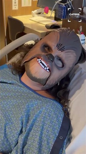 Wearing A Chewbacca Mask While In Labor