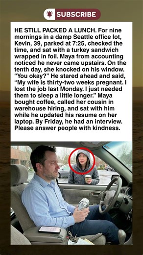 Coworker Discovers Colleague Hasn't Told Family About Layoff