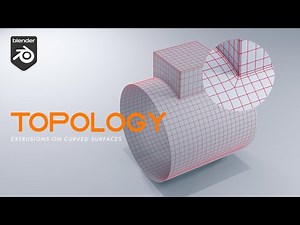 BLENDER Topology - Extrusions on Curved Surfaces