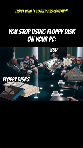 Flopy disk started this company #pc #pcgaming #gamingpc #pcbuild #ssd