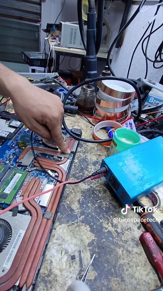 صيانة لابتوب MSI GF65 Thin وحل مشكلة التماس