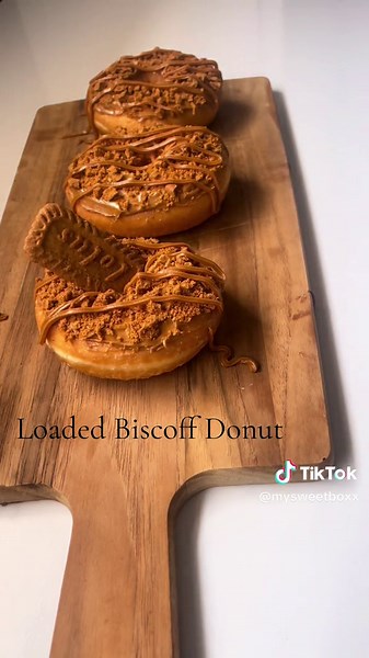 Donut sleep on our Biscoff donuts! #biscoff #biscoffdonuts #sydney #sydneydesserts #sydneyeats #mysweetbox