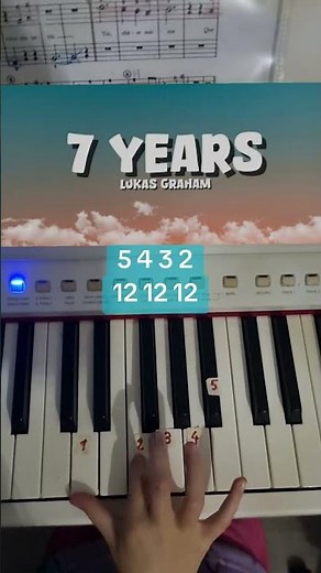 Easy Piano lesson - Lucas Graham - 7Years