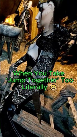 When You Take ‘Jump Together’ Too Literally 😆 | Skyrim VR + AI