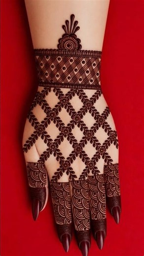 mehndi design for front hand|| mehandi design|| easy mehndi design||