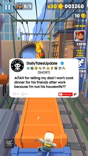 AITAH for telling my dad I won't cook dinner for his friends after work because I'm not his housewife?? | Daily Tales Update
