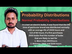 Probability of Normal Distribution | Important Problem