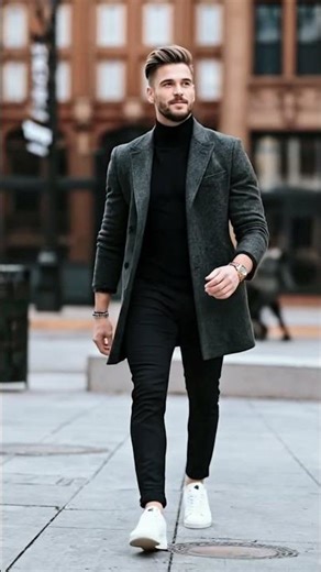 Winter outfits for men 🧥✨ Casual style with muted tones that women love | Fashion guide #fashion