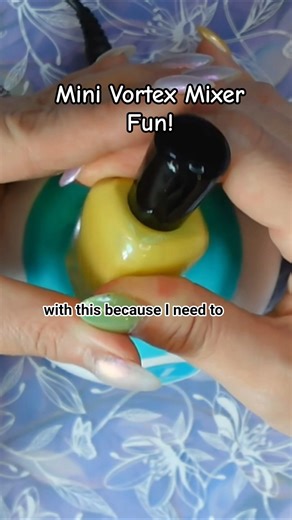 Mini Vortex Mixer Fun With Polishes #nailenthusiast #nails #diynails #paintmixings #amazonnailhaul