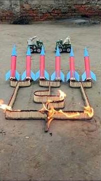 Wait for End// Unique Rockets missile experiment with start match fire sticks #testlaunch#rockets