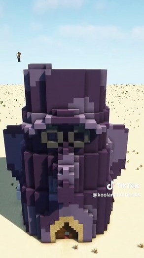 Construcción de la casa de Squidward en Minecraft