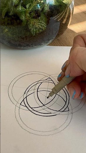 How to Draw a Celtic Trinity Knot #sacredgeometry