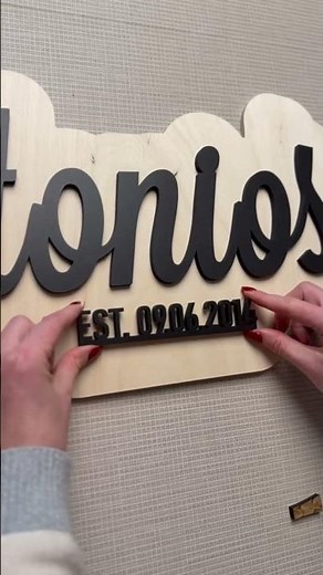 Custom Anniversary Sign Idea | Personalized Wood Sign