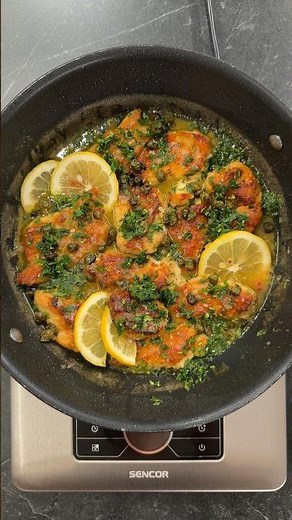 Perfect Chicken Picatta in 20 Seconds 🍋