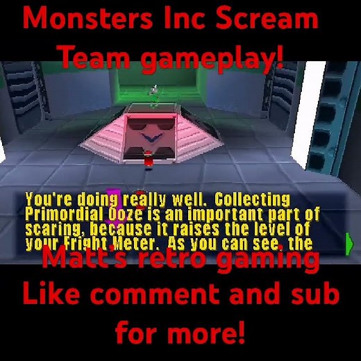 Monsters inc. scream team ps1 gameplay |Mikes orientation