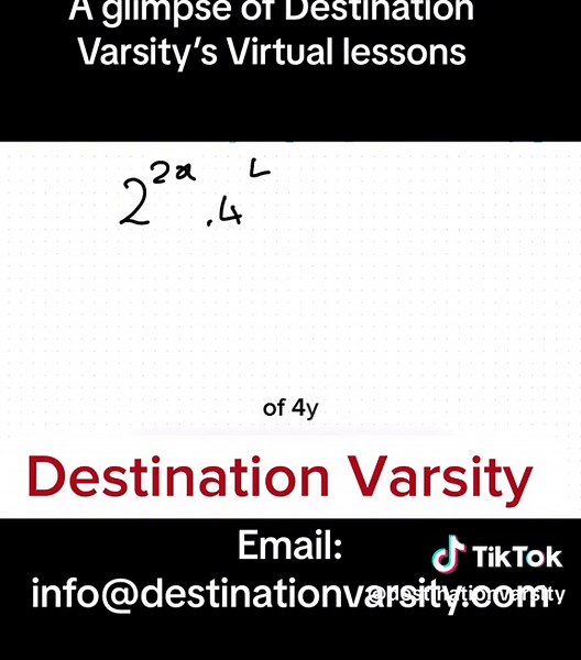 Explore Destination Varsity's Virtual Math Classes