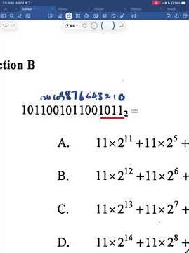 2026 DSE Math Revision - Binary system (Level 2+)