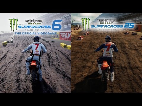 Supercross 6 vs Supercross 25 | Direct Comparison