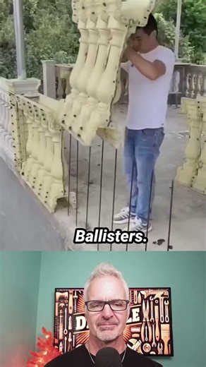 How they make Concrete Balusters! #handyman #diy #homerepair #entrepreneur