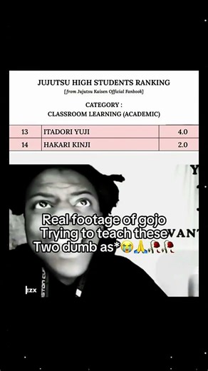 hakari is dumber than Yuji #jjk#jujutsukaisen#gojo #gojosatoru#yutaokkotsu#yujiitadori#hakari#jjks3