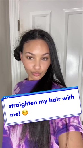 this was my first time straightening my hair and it actually coming out GOOD😂😂😩 | #naturalhairtiktok #naturalhairtutorial #straightenhair #straightenedmyhair #flatironcurls #curlytostraight #curlytostraighthair #nourisheveryyou