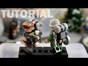 How to Make DETAILED Backpacks for LEGO Military, Castle or Civilian Minifigures (Tutorial)
