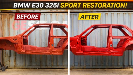 BMW E30 325i sport restoration journey: Rebuilding the classic from the ground up