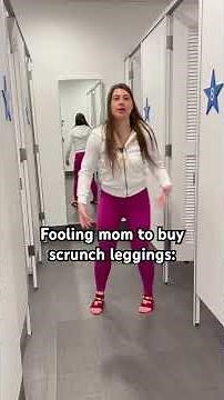 How to FOOL mom to buy you SCRUNCH BUTT LEGGINGS. #shorts