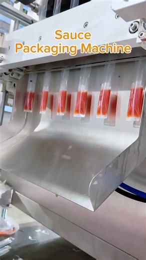 How Hot Sauce Sachets Are Packed at High Speed | Sauce Packing Machine