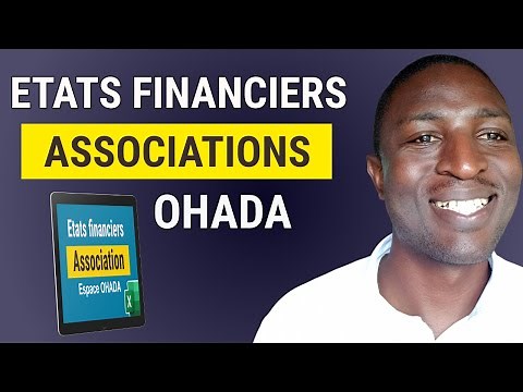Matrice automatisée des états financiers pour associations et ordres professionnels (OHADA)