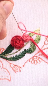 Flower embroidery with DMC thread | Hand Embroidery Designs