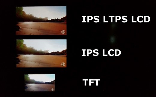 IPS LTPS vs IPS vs TFT - Display test