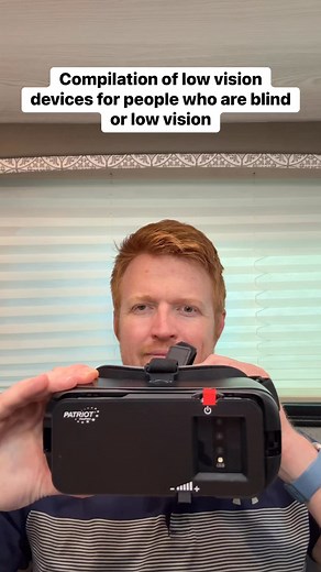 27K views · 588 reactions | This compilation video highlights a variety of low vision devices designed to enhance daily life, from handheld magnifiers to wearable technology. #LowVision #Blind #magnifier #AssistiveTechnology #technology | Blind on the Move | Facebook