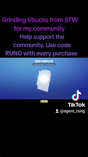 Help me support my community. Use code RUNG with every purchase #fortnite #streamer #giveaway #gamer