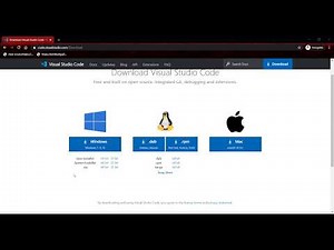 Install Visual Studio Code for Web Development