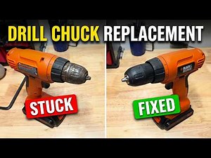 How To Replace a Keyless Chuck On A Black And Decker Cordless Drill