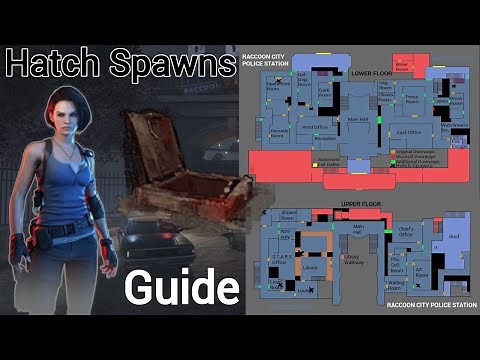Hatch Spawn Location Guide/Showcase - Racoon City Police Station [Dead by Daylight] 🦝