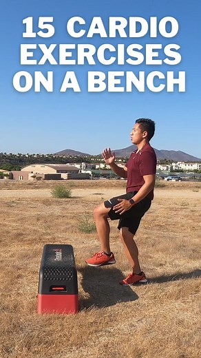 15 Cardio Exercises to Do on a Bench!