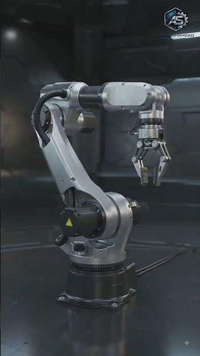 Engineering Drawing ➜ 3D Model in SolidWorks 🤯 | Robotic Arm CAD Transformation #shorts