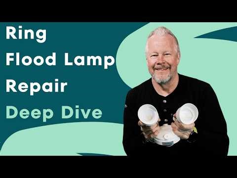 Troubleshooting Ring Floodlight Camera with Flickering Lights and Replacing LED lights