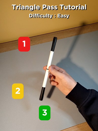 Triangle Pass Tutorial for Pen Spinning Enthusiasts
