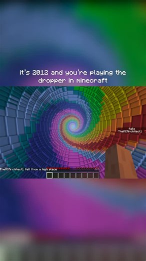 The Minecraft Architect on Instagram: "the iconic rainbow swirl"