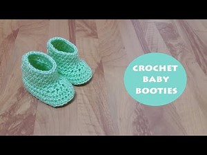 How to crochet simple baby boots/booties? | Crochet With Samra